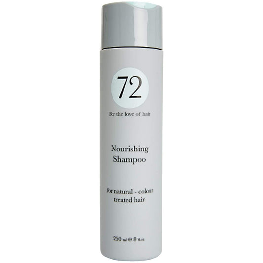 72 Hair Vegan Nourishing Shampoo, Sulphate and Paraben Free Anti Frizz Treatment, 250ml