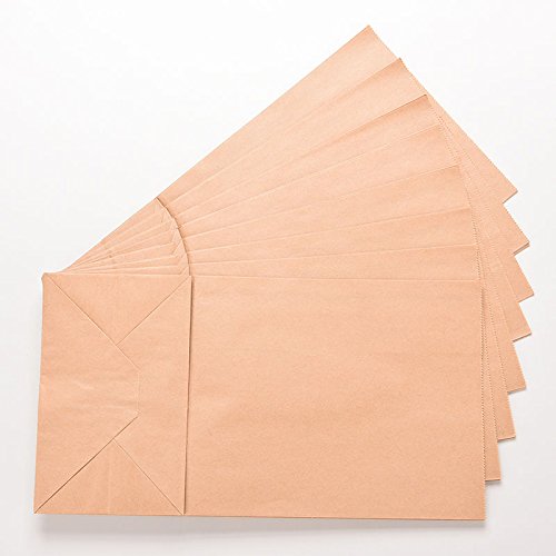 20 x Brown Kraft Block Bottom Paper Bags - Pack of 20 Heavy Duty Eco Friendly Pack Lunch Bag - for Party, Deli, Gift Bags, 7 Sizes (6x2.5x12" 3.5lb) Sabco 6x2.5x12" 3.5lb