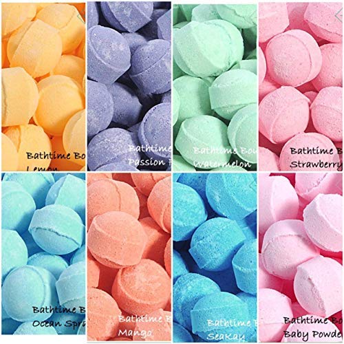 50 Mixed Chill Pill Mini Marble Bath Bombs. Perfect gifts for the kids