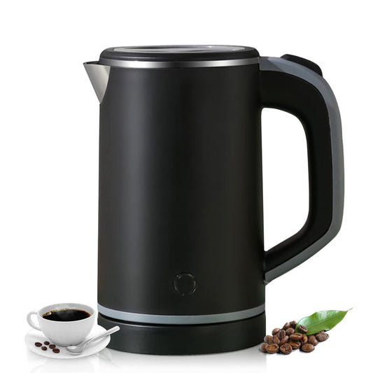 800ml Kettles Electric Travel Compact Travel Electric Kettles Cordless Fast Boil Quiet Electric Kettles Auto Shut-Off & Boil-Dry Protection Ideal for Home, Office, Hotel (Black)