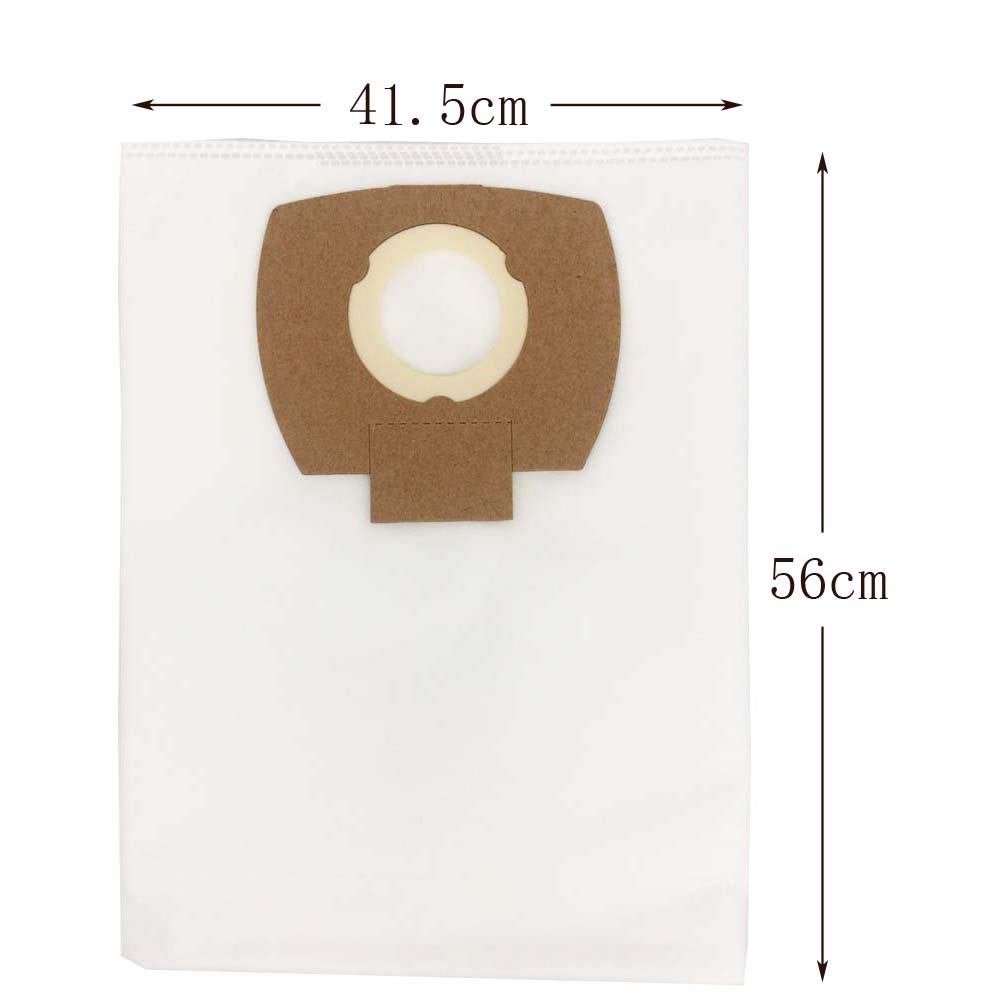 6x Cloth Fleece Filter Dust Bags Replacement for Makita VC2010L VC3011L VC2511 VC 2512 L 1025L 8999000211 412/415 912/915 VC3011L 446L P-72899 P-72899 VC3511L VC2012L 9920 9903 9404 Dust Extractor