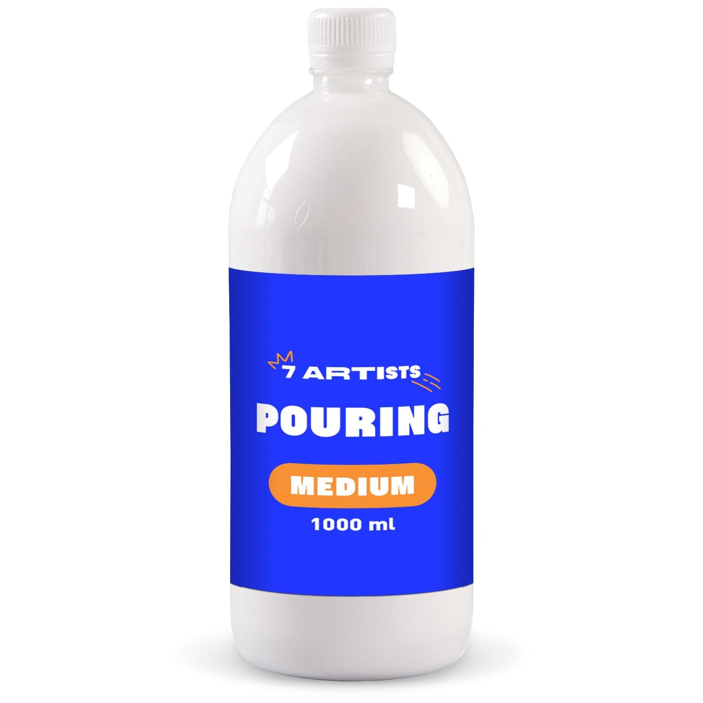 7 Artists Professional Pouring Medium For Acrylic Paint 1000 ml - Acrylic Pouring Medium | Paint Pouring Kit | Acrylic Pouring Paint Set | Acrylic Pouring Kit 1000 ml Pouring Medium