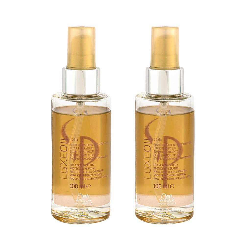 2 x Wella SP Luxe Argan Oil 100 ml = 200 ml Almond 50 ml (Pack of 2)