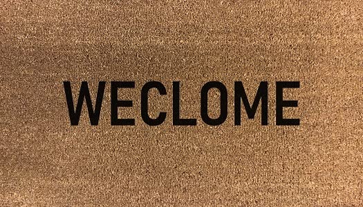 70cm x 40cm WECLOME Printed Internal Coir Mat, Door Mat Stencilled STILL GAME