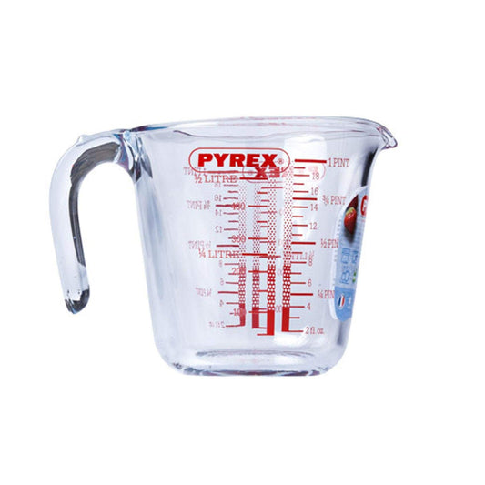 0.5L Pyrex Clear Glass Solutions Measuring Jug Kitchen