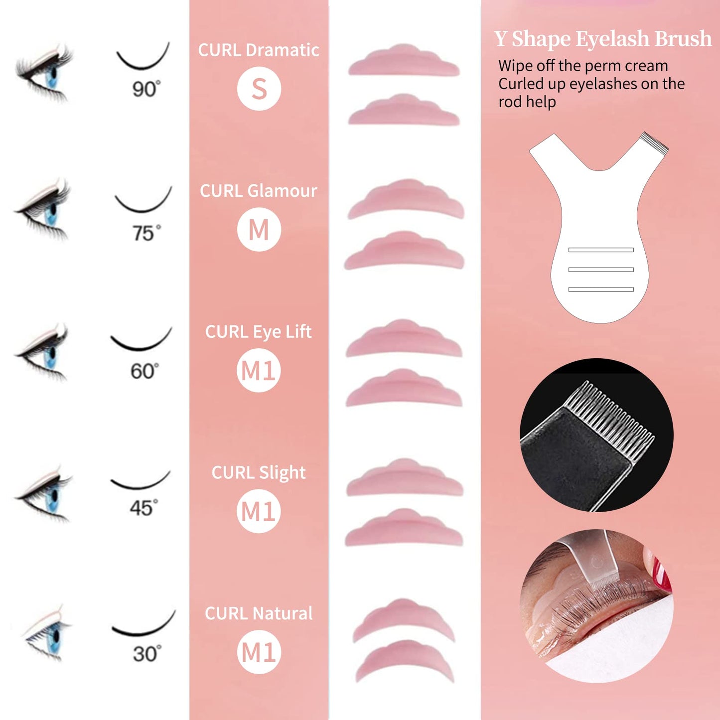 2024 Upgraded Lash Lift Kit, Eyelash Perming Kit Eyelash Lamination Kit Lash Curling Perming Professional Lash Lift Extensions Suitable at Home and Salon Normal