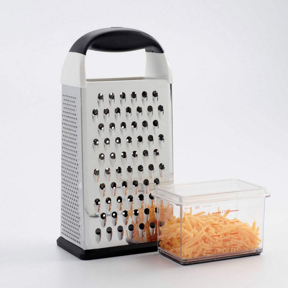 OXO Good Grips Box Grater,Silver/Black