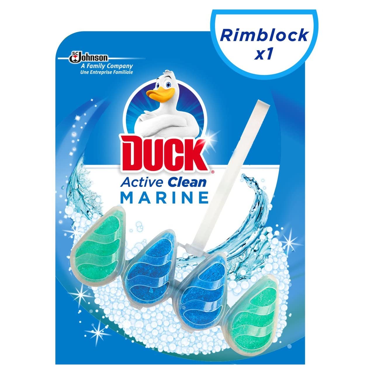 3 Packs of Duck Fresh Brush Refill (3 X 12 Flushable Cleaning Pads) with Duck Active Clean Rim Block