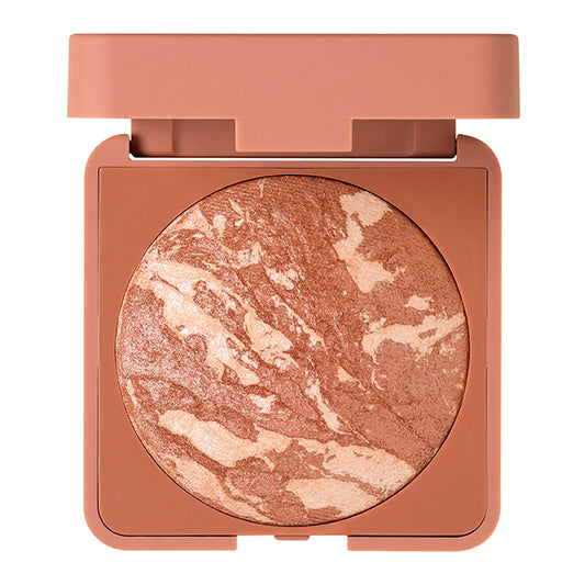 3ina MAKEUP - The Glow Bronzer Powder 621 - Glow sand 2 in 1 Bronzer & Highlighter Powder - For All Skin Tones - Glow Bronzing Powder - Light Texture & Soft Silky Finish - Vegan - Cruelty Free