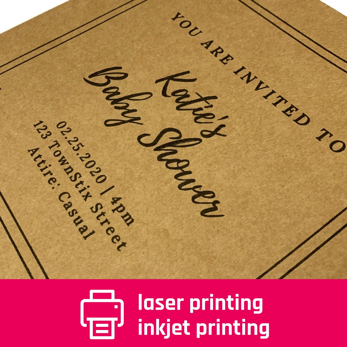 50 Sheets, A3 Brown Kraft Card - 200gsm A3 (50 Sheets)