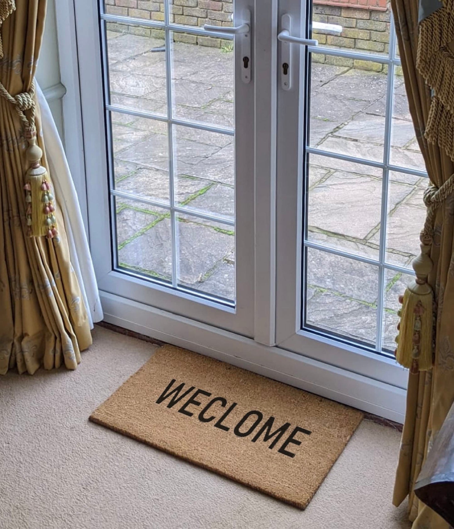 70cm x 40cm WECLOME Printed Internal Coir Mat, Door Mat Stencilled STILL GAME