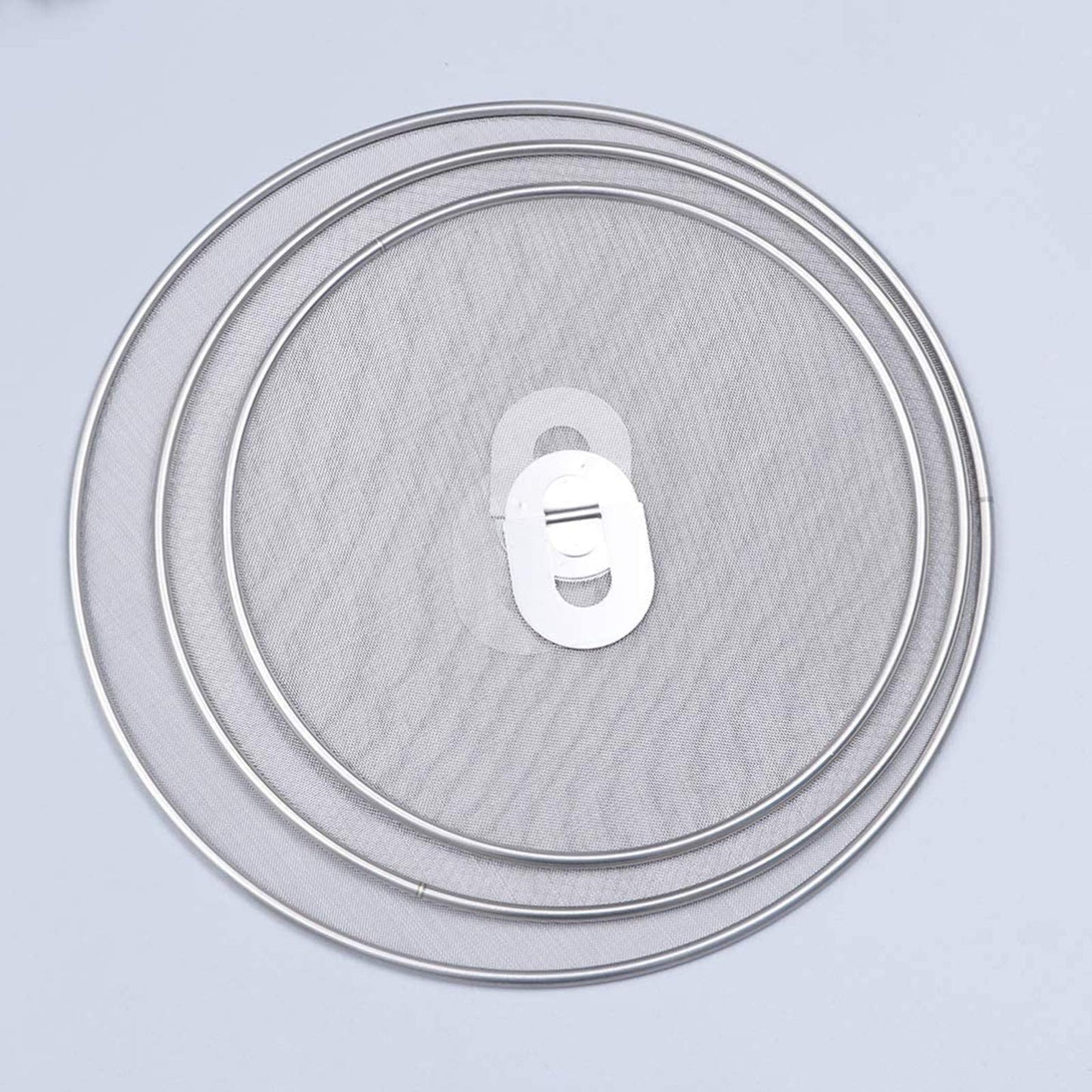 3 Pieces Mesh Splatter Screen Splash Guard Stainless Steel Splatter Shield Guard Oil Splatter Cover Protector Pot Lid Cover Grease Splatter Guard Frying Pan Oil Proofing Lids 33cm 29cm 25cm