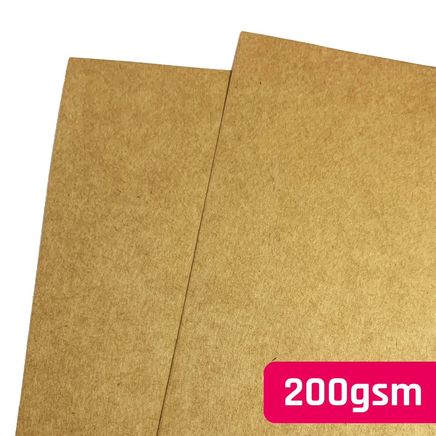 50 Sheets, A3 Brown Kraft Card - 200gsm A3 (50 Sheets)