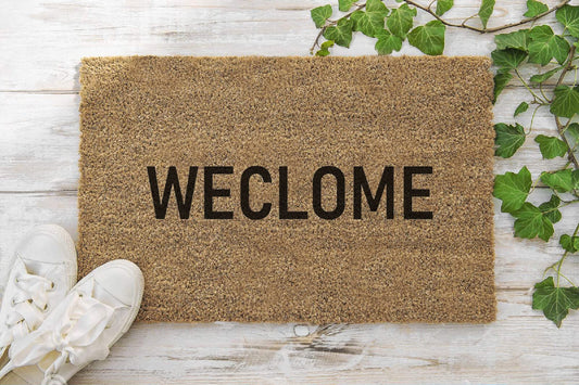 70cm x 40cm WECLOME Printed Internal Coir Mat, Door Mat Stencilled STILL GAME